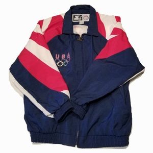 RARE 90s Starter USA Olympic Team Windbreaker